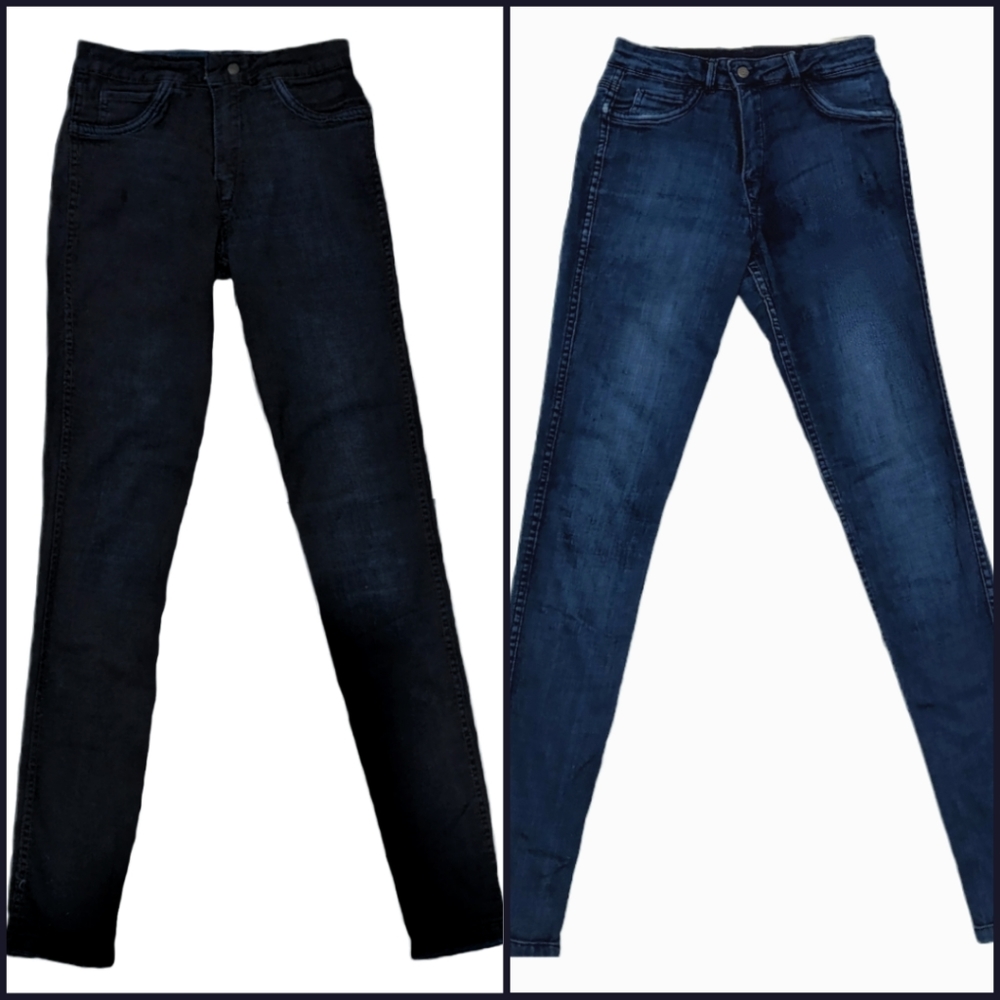 Imported Double-sided Skinny Jeans, Size 4
